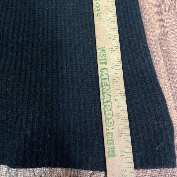Vince Wool Cashmere Raglan Hoodie Sweater Black Womens Size Small - Picture 7 of 7